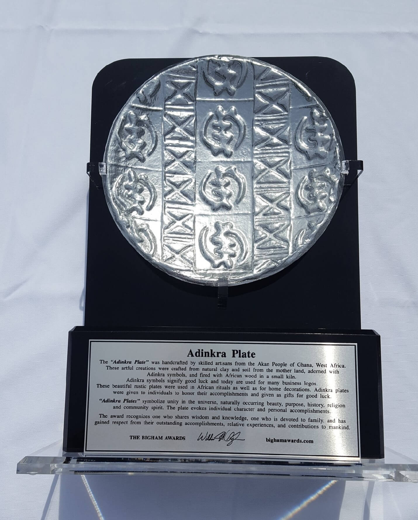 Adrinka Plate Award
